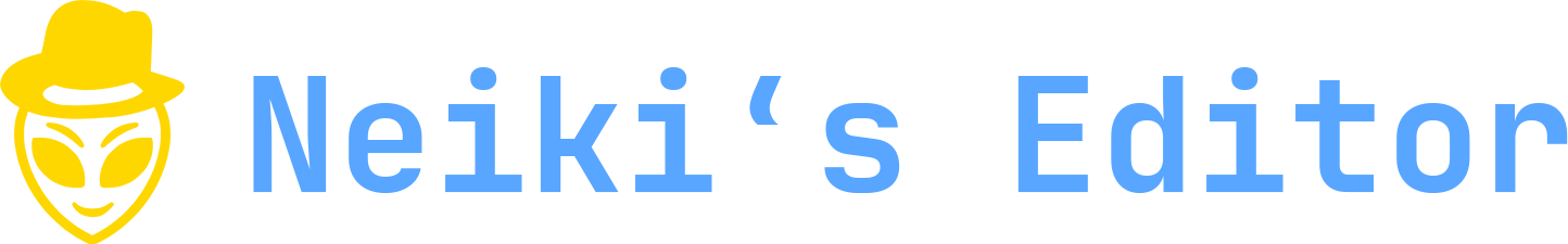 Neiki's Editor